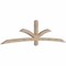 Ekena Millwork Davenport Smooth Timber Gable Bracket, Douglas Fir, 108"W x 27"H x 3 1/2"D x 3 1/2"F, 6/12 Pitch GBW108X27X0404DAV00SDF - alternate 5